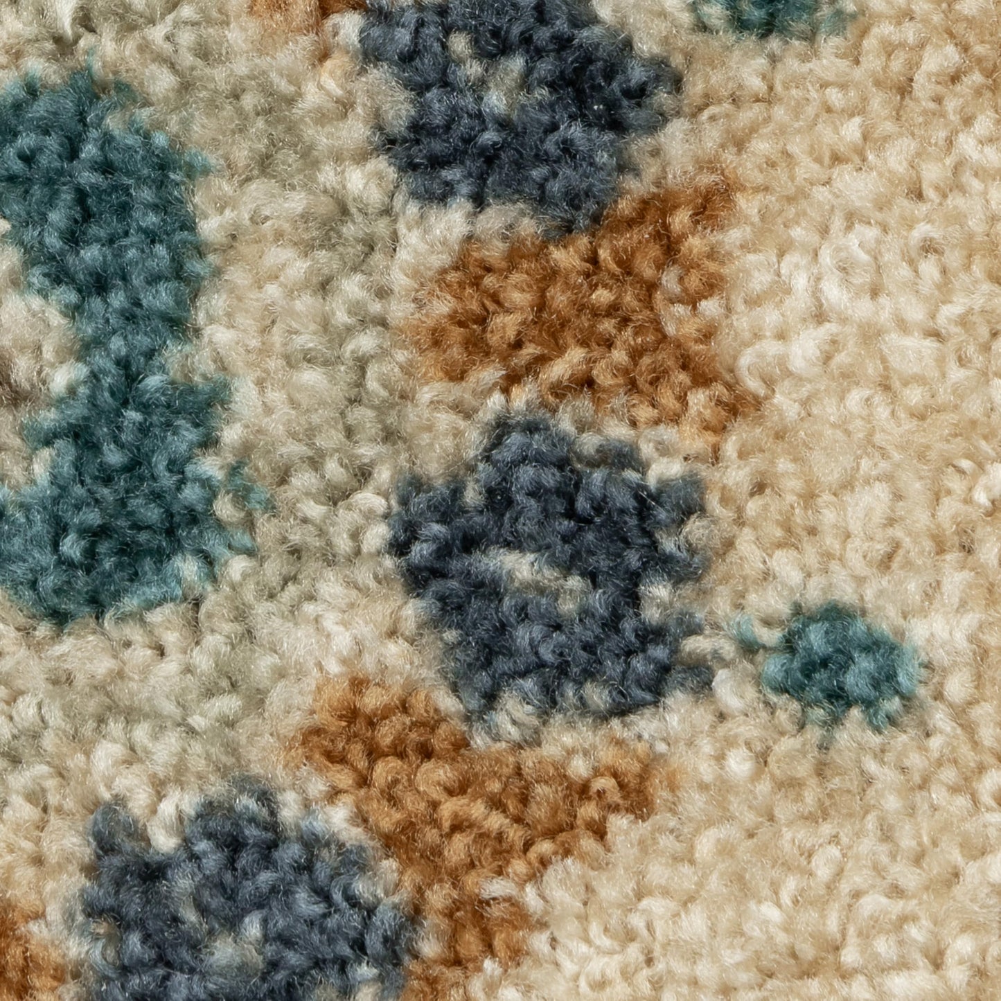 Maples Rugs Reggie Floral Runner Rug - Made in USA - Washable, Non Slip Indoor Carpet for Kitchen, Hallway, and Laundry Room, 1'8 x 5, Beige