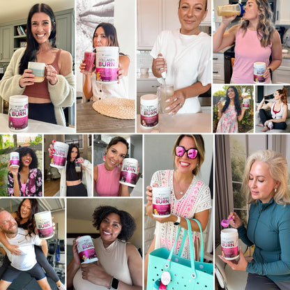 Hydrolyzed Collagen Peptides Powder for Women - Slimming MultiCollagen Burn Ultimate Beauty Complex with Hyaluronic Acid Vitamin C & Types I II III V and X for Women Tropical Punch 30 Servings