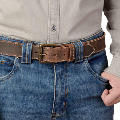 Bullhide Belts Mens USA Made Leather Belt for Casual