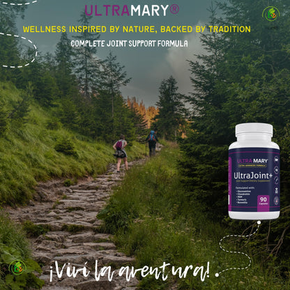 UltraMary+ Joint Support w/Glucosamine, Chondroitin, MSM, Turmeric & Boswellia – Mobility & Flexibility – 90 Capsules – Suplemento Articulaciones – Made in USA – Advanced Formula