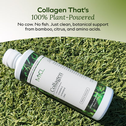 Liquid Collagen for Women - Vegan Collagen Liposomal Supplement - Ultra Absorption, Plant Based with Bamboo Extract, Vitamin C, Amino Acids - Skin, Hair, Nail, Joint Support - Maple Mocha 30 Servings