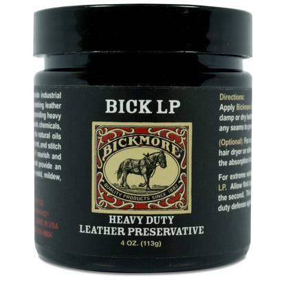 Bickmore Leather Conditioner, Scratch Repair Bick LP - Heavy Duty LP Leather Preservative | Leather Protector, Softener and Restorer Balm for Dry, Cracked, and Scratched Leather | Made in USA