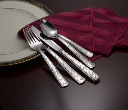 Liberty Tabletop Weave 45 Piece Flatware Set for 8 Made in USA