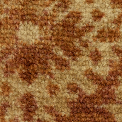 Maples Rugs Arden Vintage Distressed Area Rugs – Made in USA – Washable, Non Slip Indoor Carpet for Entryway, Foyer, Kitchen, and Bathroom, 20" x 34", Gold/Terracotta