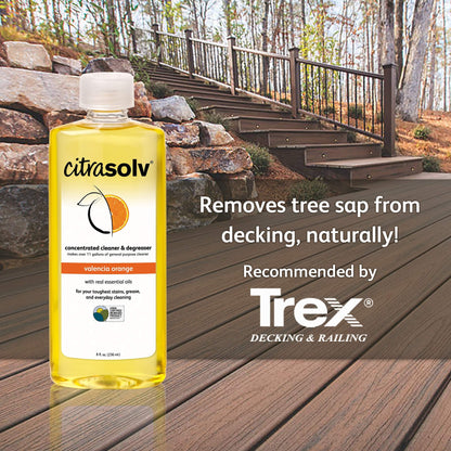 CitraSolv - Concentrated Household Cleaner & Degreaser - Valencia Orange Scent - 16 Fl Oz, Natural Ingredients, Non-Toxic, Biodegradable, Made in USA