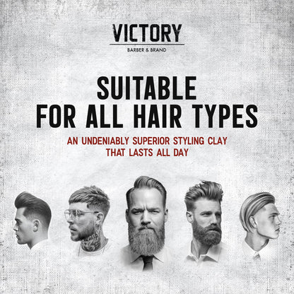 Victory Barber & Brand Pomade for Men, 3.1 Ounce, Water Based Pomade for Men, High Shine Hair Wax for Men, Strong Hold Pomade, Made in USA