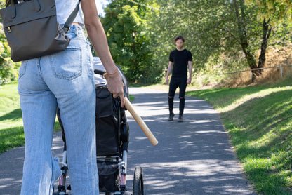 Big Rig Defense: Hickory Stick Tire Thumper - Made in USA - Fish Bat Tire Knocker - Truckers Tool for Checking Tire Pressure - Weighted Wood Stick with Extra Grip