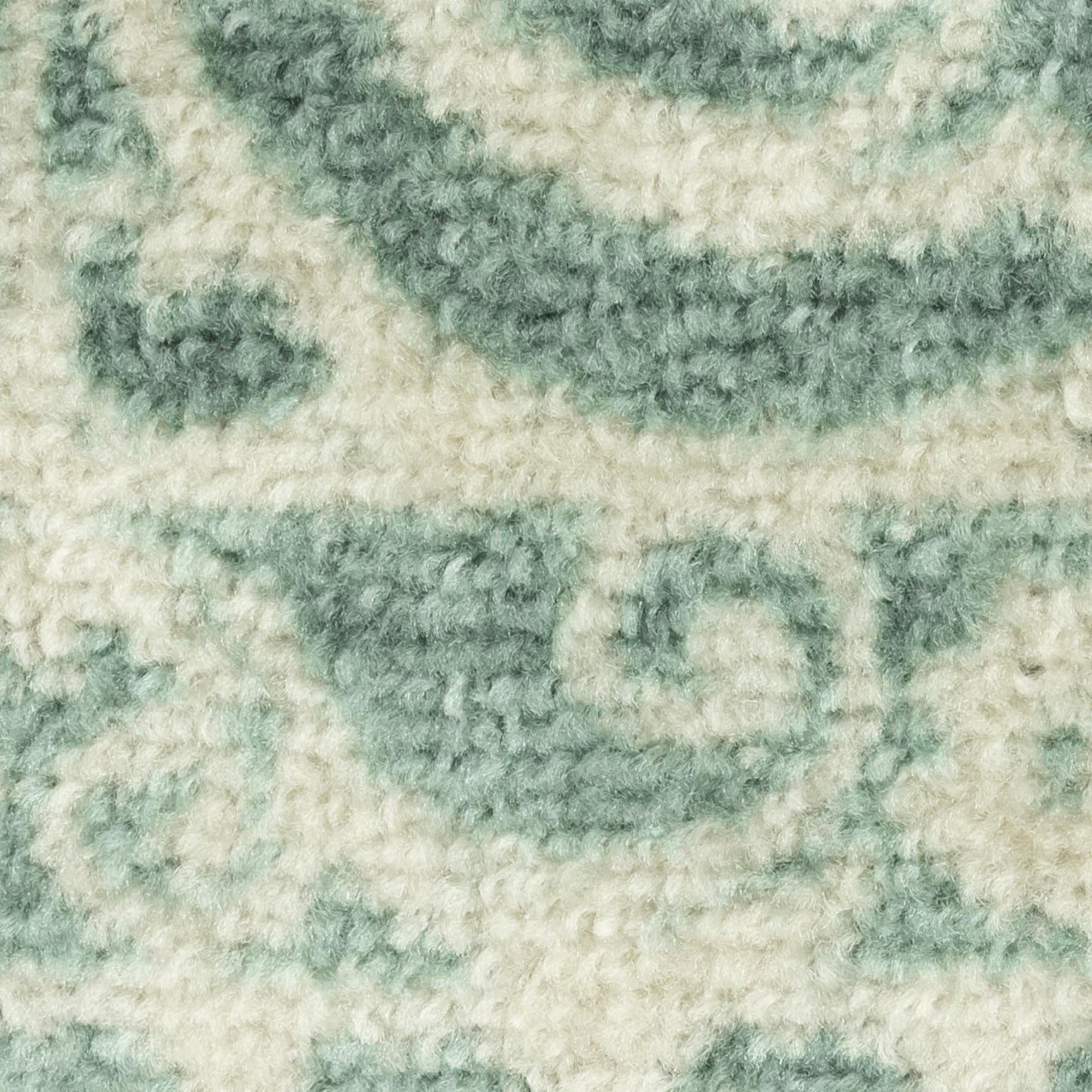 Maples Rugs Pelham Transitional Area Rugs - Made in USA - Washable, Non Slip, Indoor Carpet for Entryway, Foyer, Kitchen, and Bathroom, 1'8 x 2'10, Light Spa