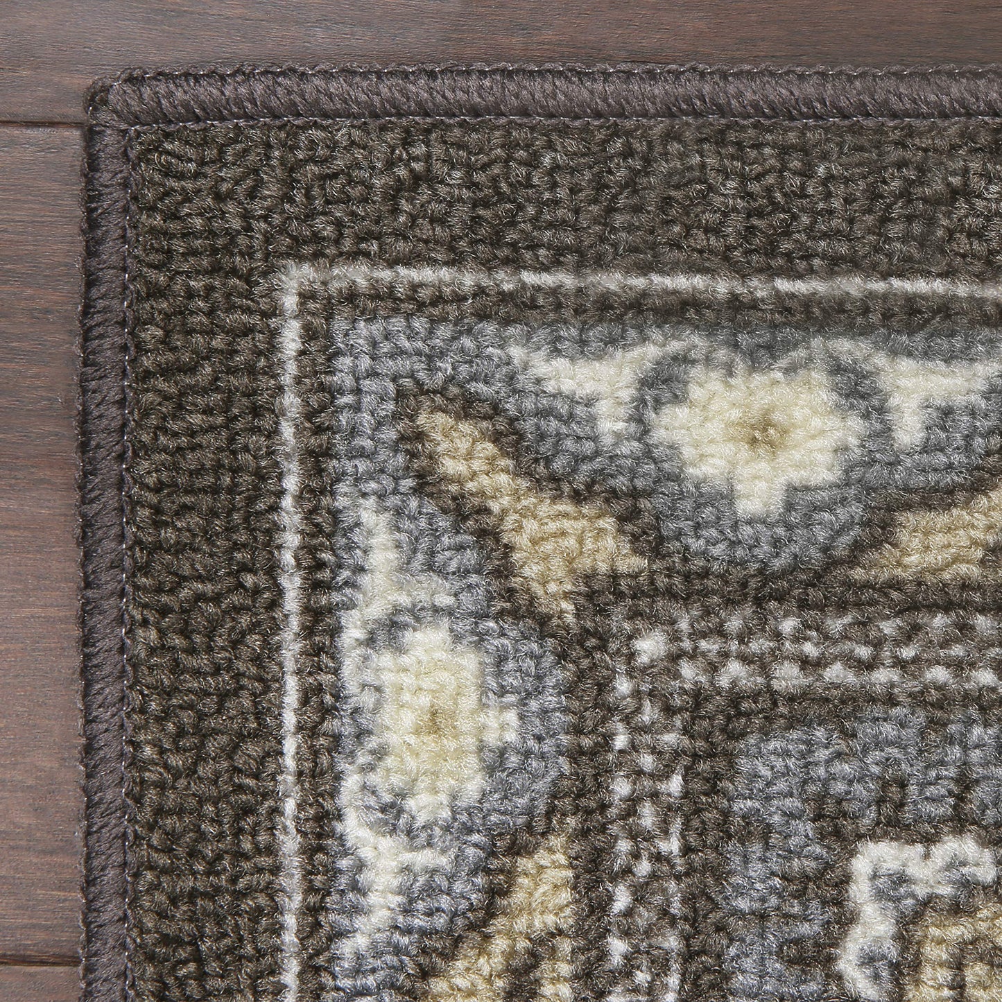 Maples Rugs Florence Runner Rug Non Slip Washable Hallway Entry Carpet [Made in USA]