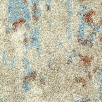 Maples Rugs Southwestern Stone Distressed Abstract Kitchen Rugs Non Skid Washable Accent Area Floor Mat [Made in USA], 2'6 x 3'10, Multi