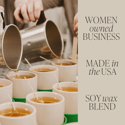 Sweet Water Decor Santa's Workshop Christmas Scented Candles - Christmas Stocking Stuffers Soy Candles Fir & Musk Scent - Christmas Candles with 70 Hours Burn Time - 15Oz Green Matte Jar Wax Candles