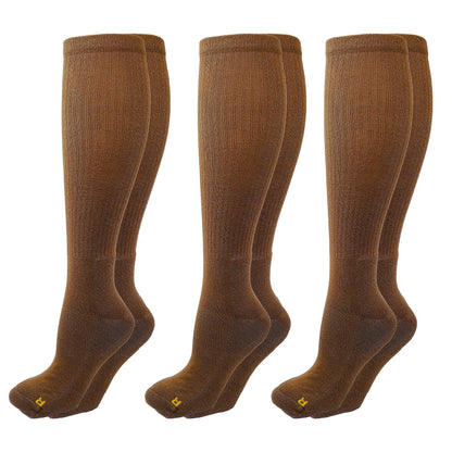 SOCKS FOR HEROES Coyote Brown Moisture Wicking Socks for Boots | Every Pair Gives A Pair | Breathable Over The Calf Foot Socks | Made in the USA