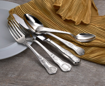 Liberty Tabletop Sheffield 65 Piece Flatware Set for 12 Made in USA