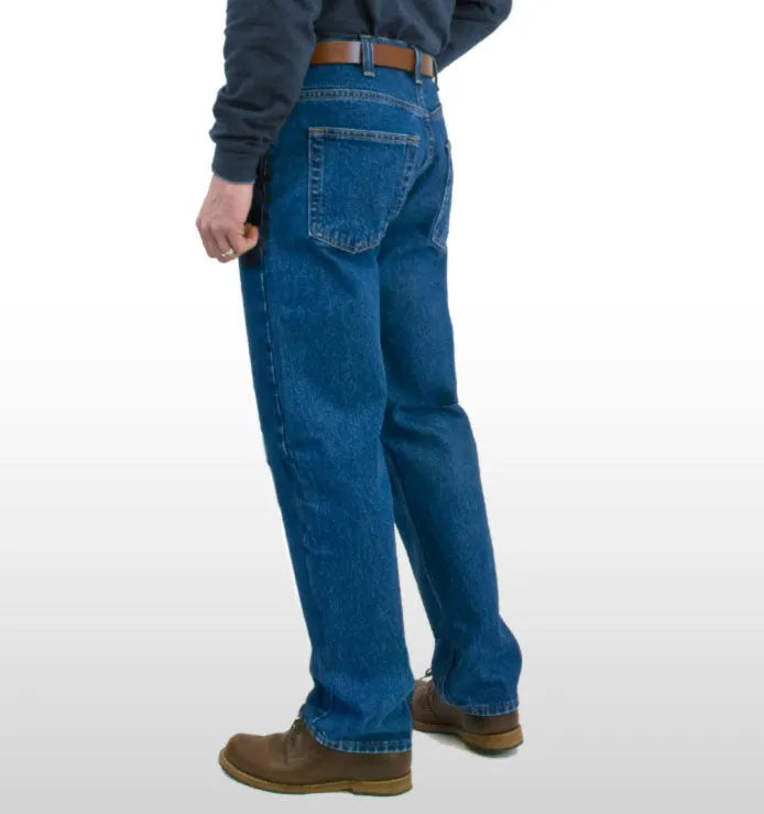 AA1873L - Men's Classic Jean - Medium Stonewash - Made in USA All American Clothing Co.