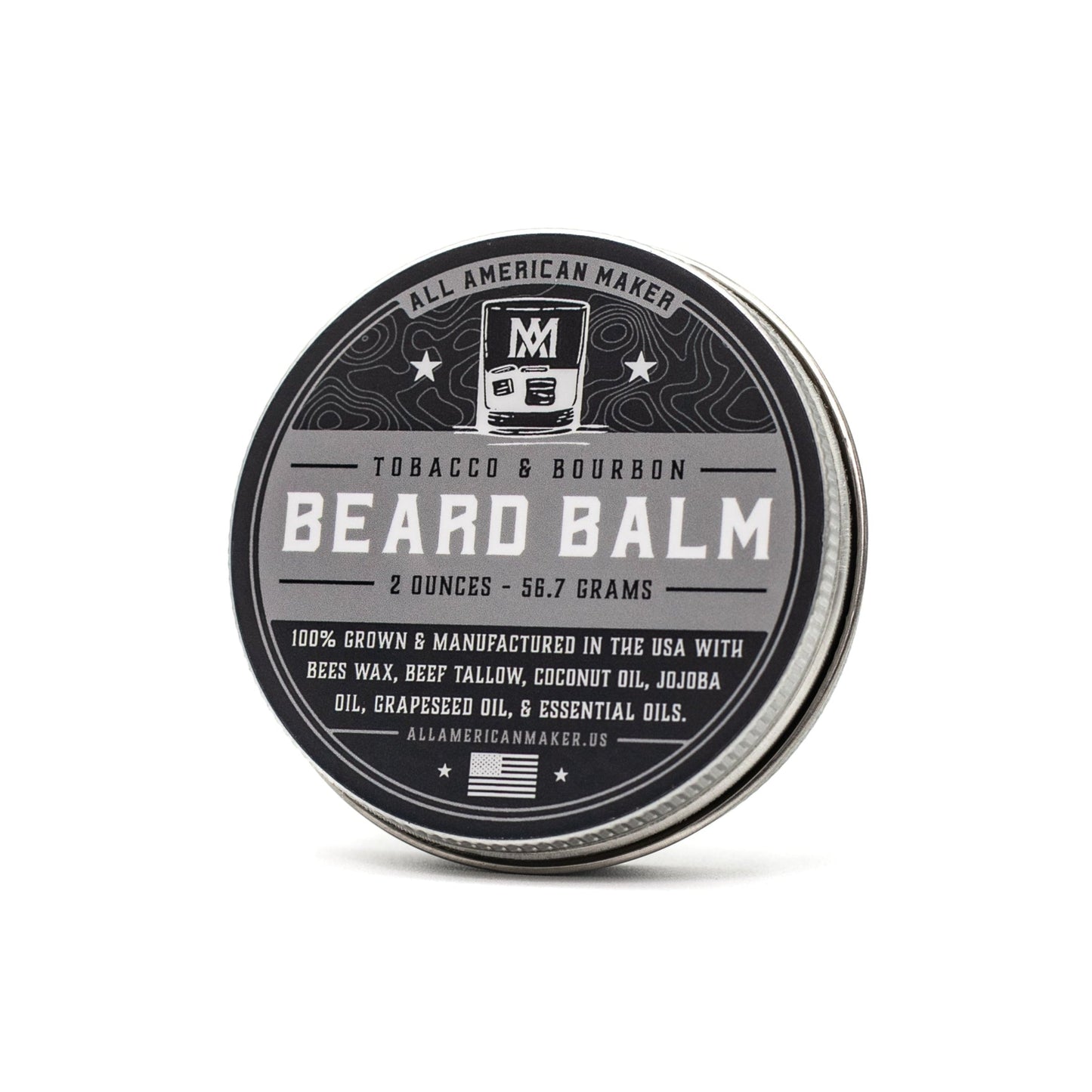 Tobacco & Bourbon:  Beard Balm