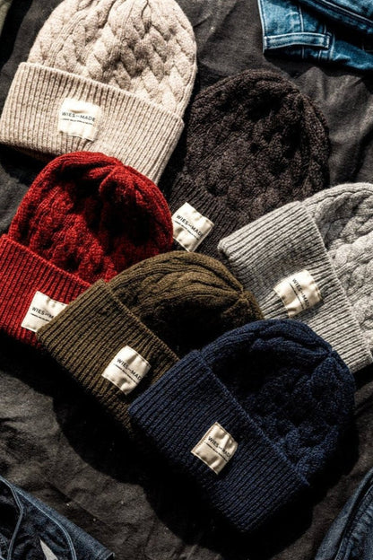 Wool Beanie | 100% American Made - Navy