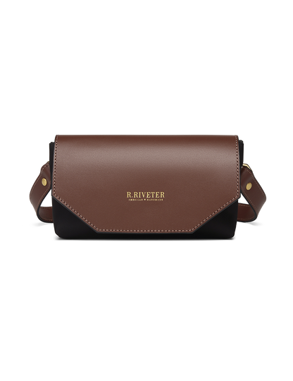 Whittle | Black Nylon + Brown Leather