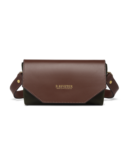 Whittle | Fatigue Nylon + Brown Leather