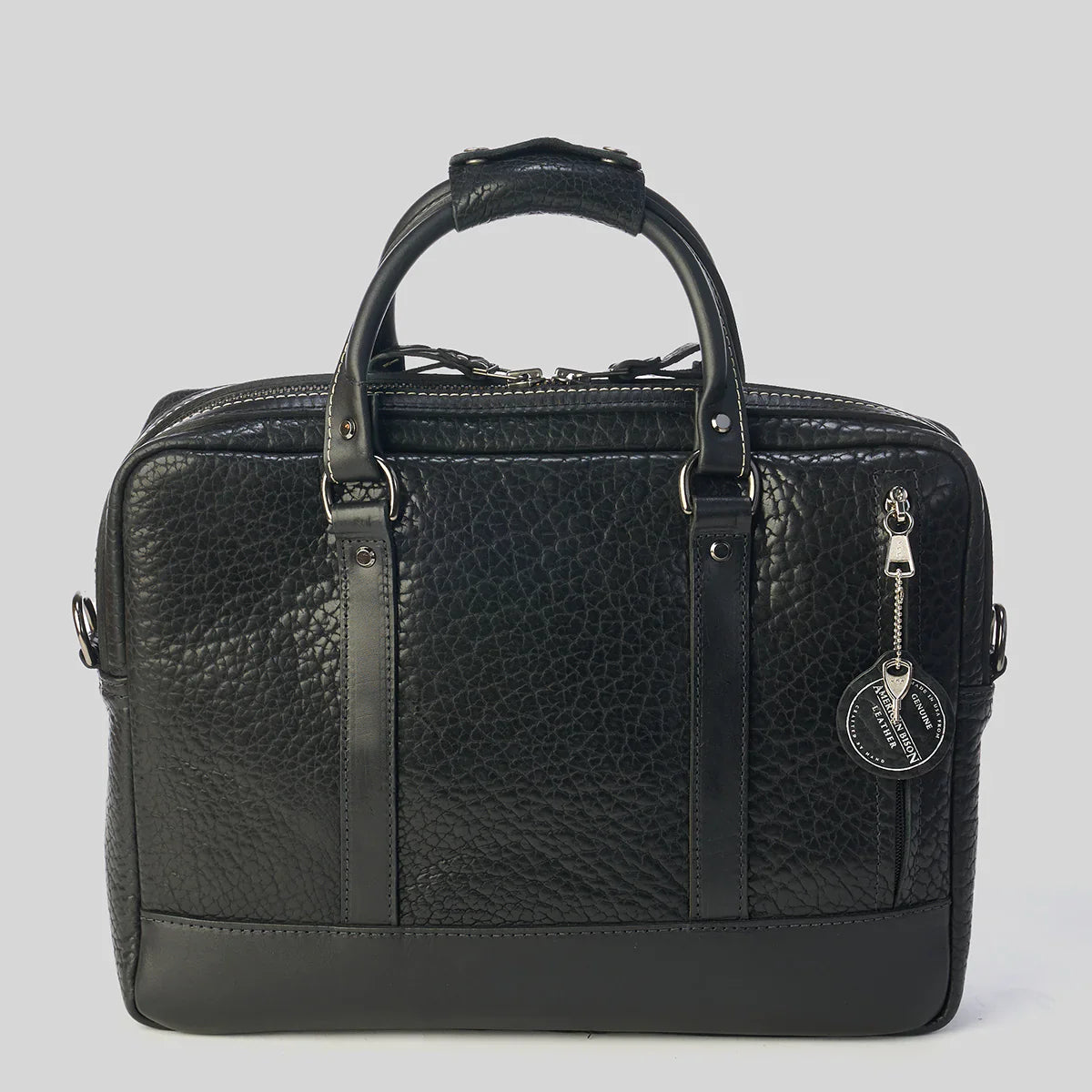 Bison Slim Briefcase #551 | Black | Coronado Leather