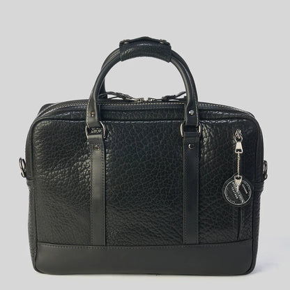 Bison Slim Briefcase #551 | Black | Coronado Leather