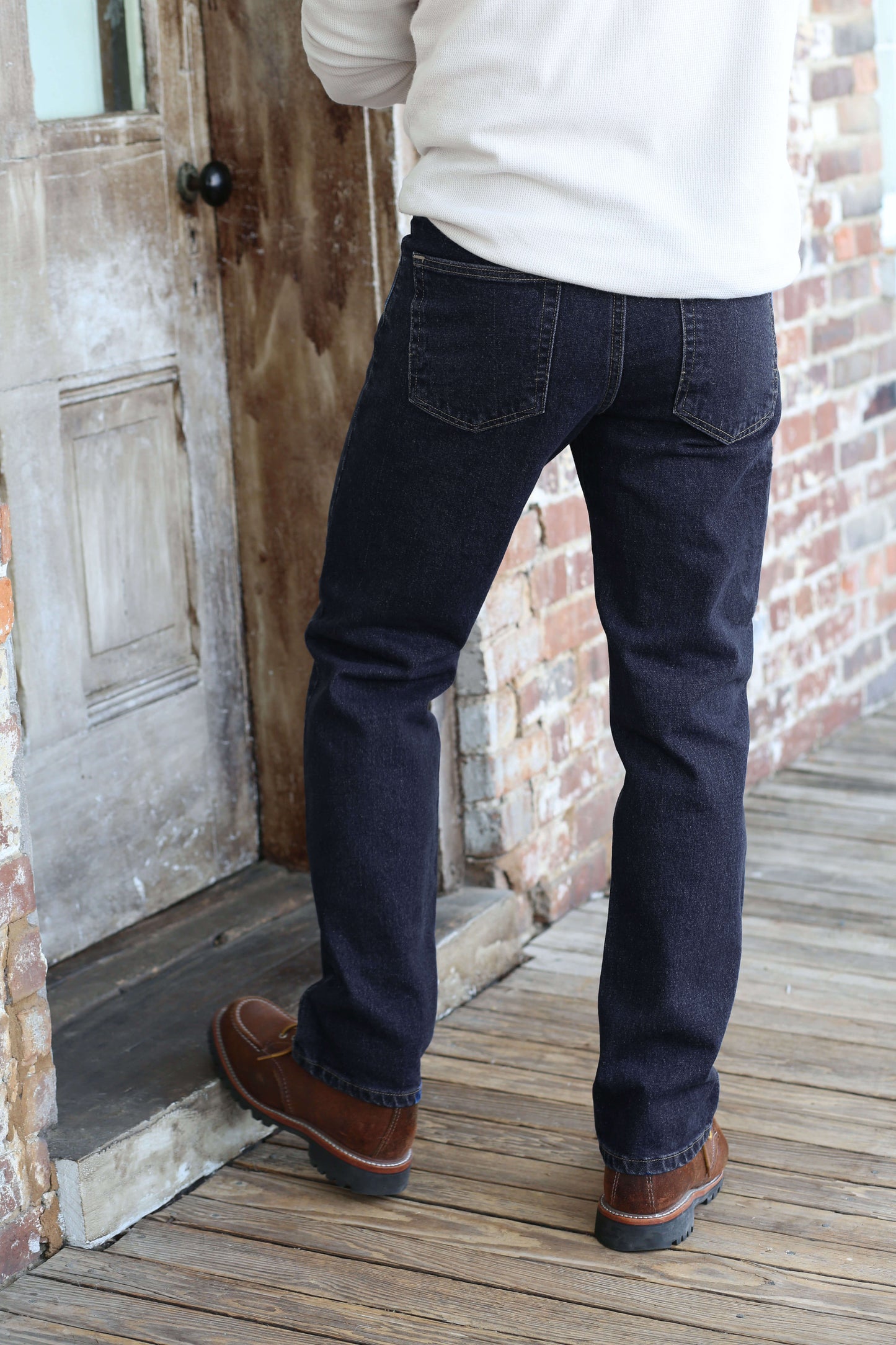 Gusset Slim Fit Jean - Industrial Blue