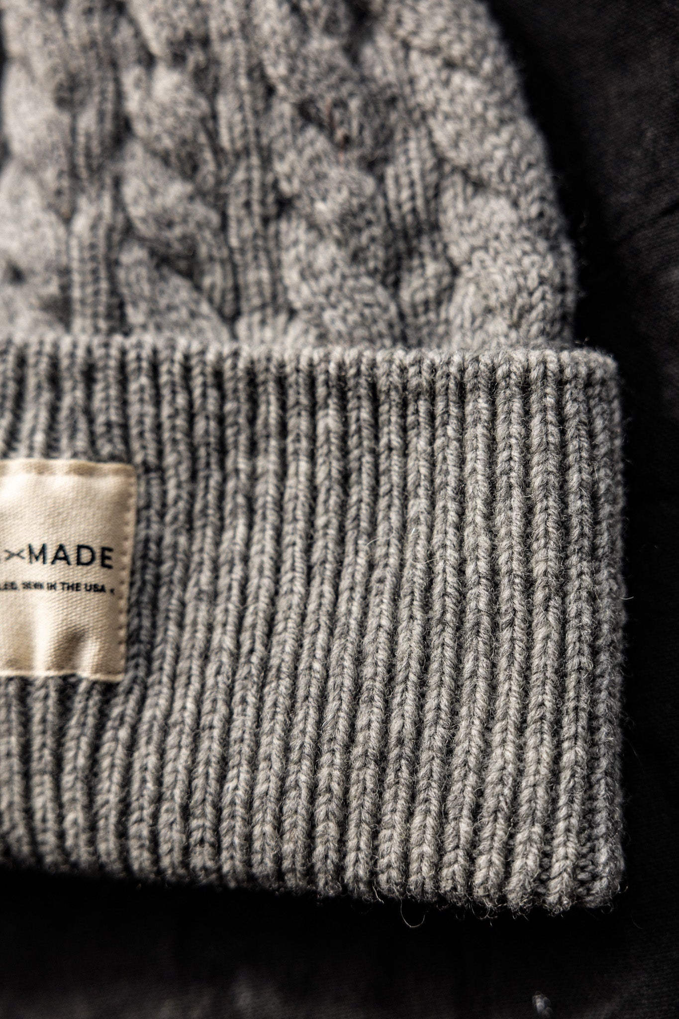 Wool Beanie | 100% American Made - Heather
