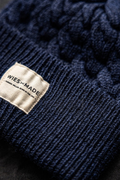 Wool Beanie | 100% American Made - Navy