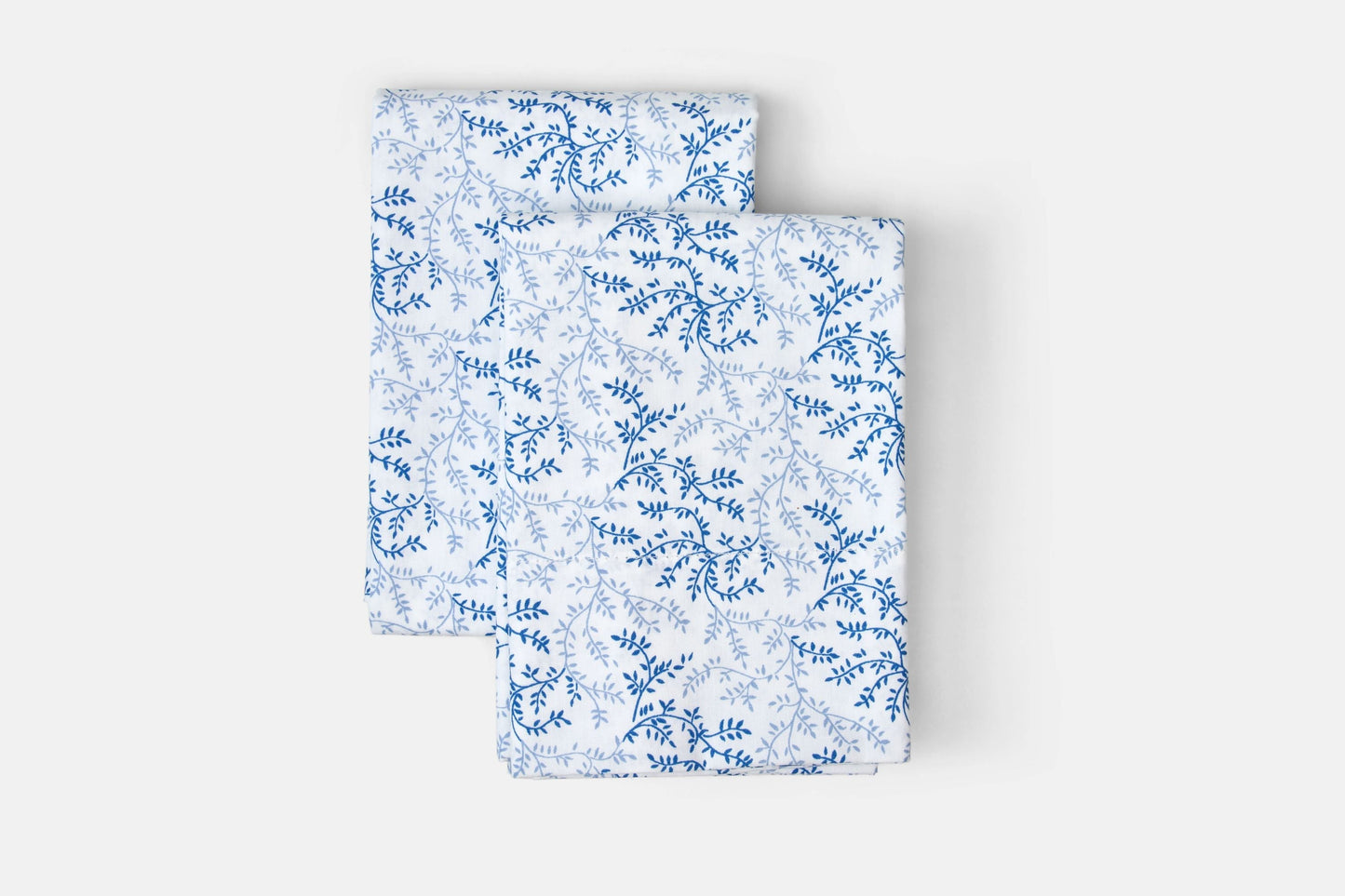 Cotton Bed Pillowcases - Southern Vine Print