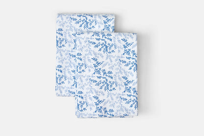 Cotton Bed Pillowcases - Southern Vine Print