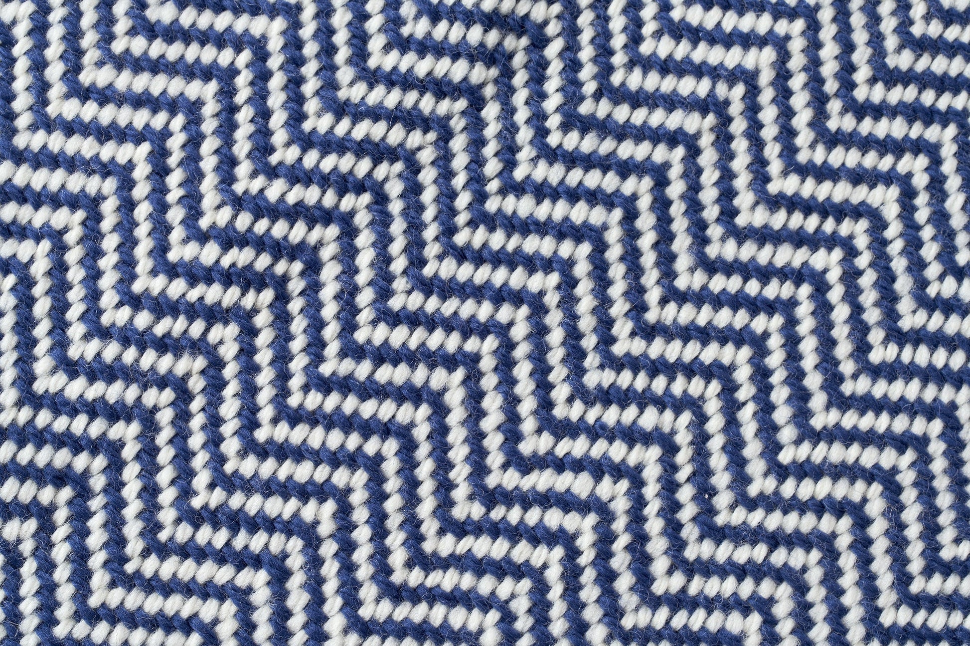 Blanket Fabric Throw Size Maritime Navy Blanket Chevron Pattern Soft Wool Made in USA