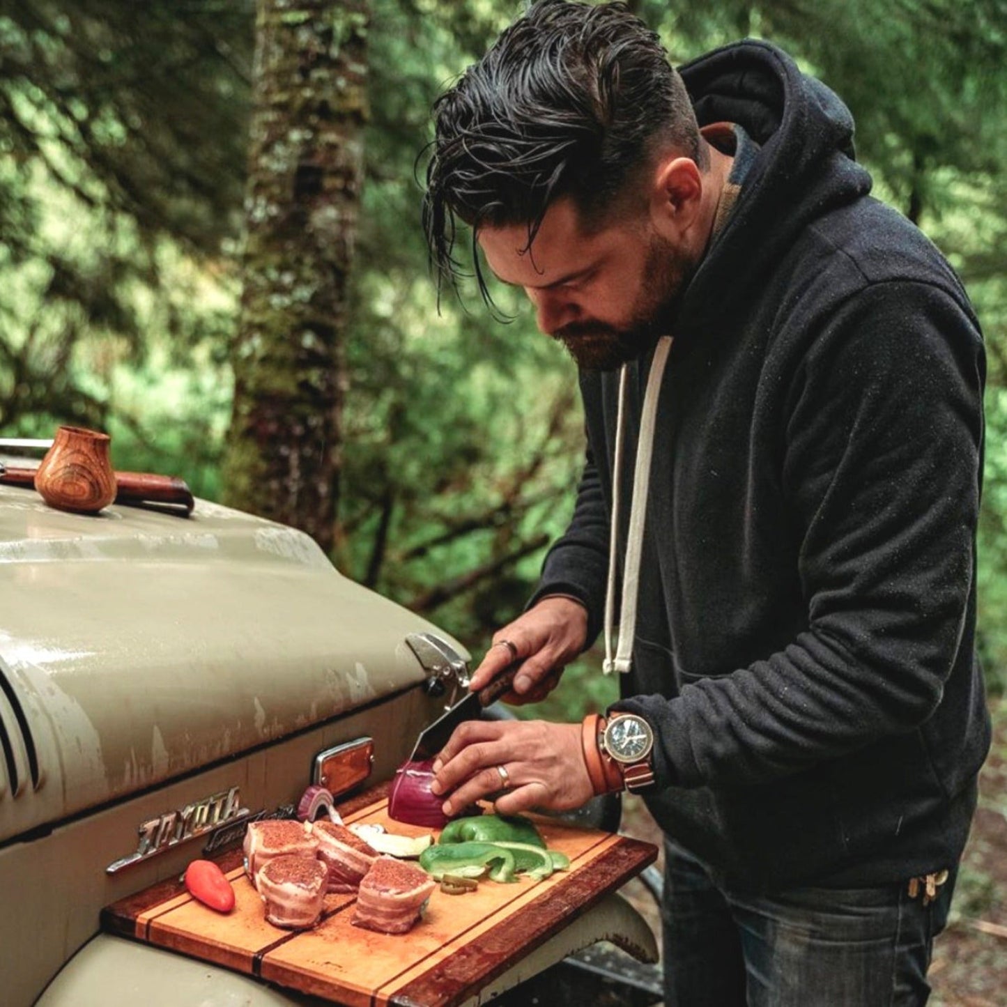 Glory Days Heavyweight Black Fleece Pullover Hoodie