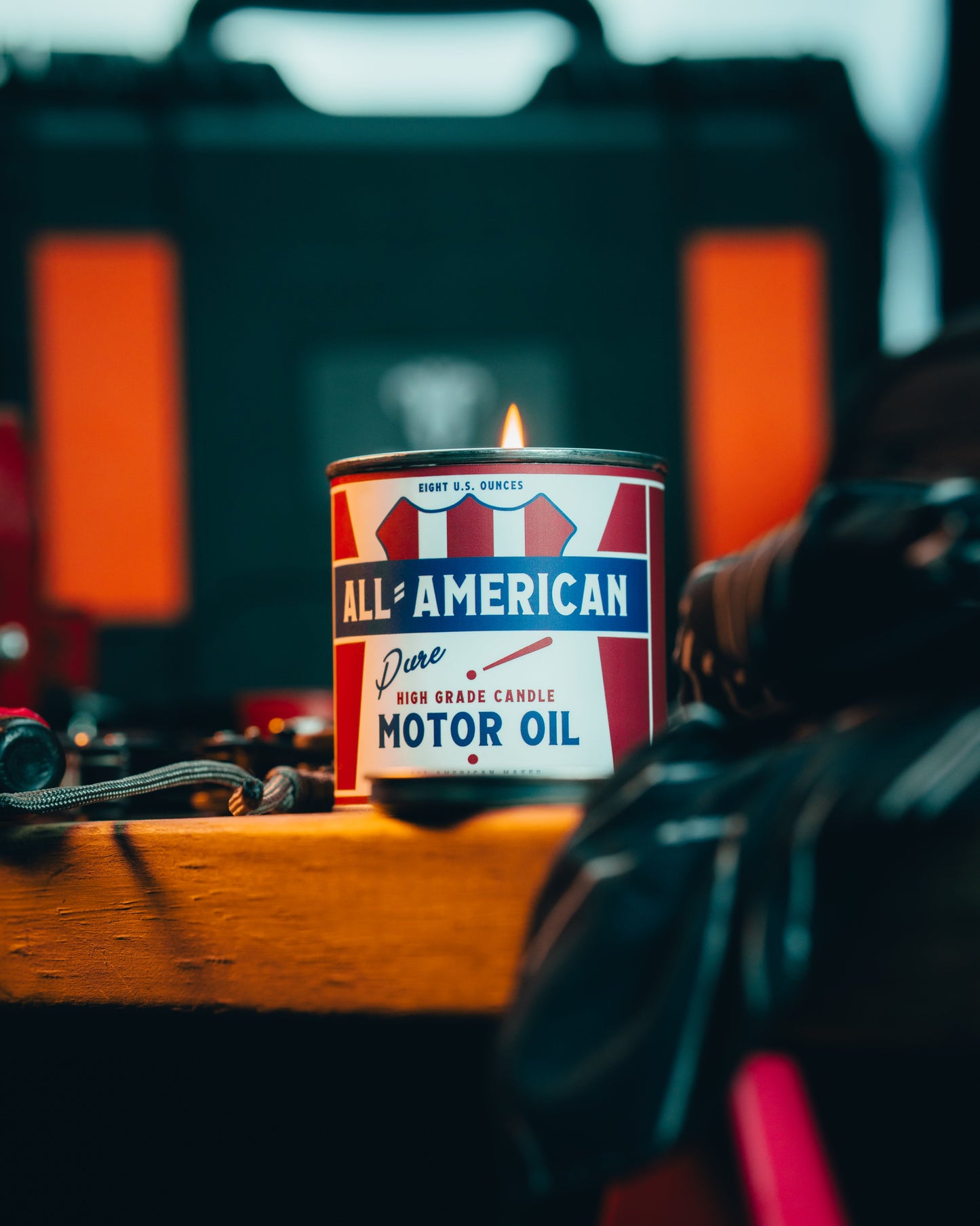 All-American Motor Oil Candle