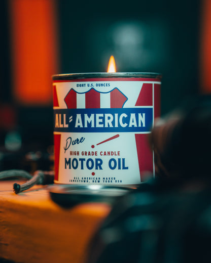 All-American Motor Oil Candle
