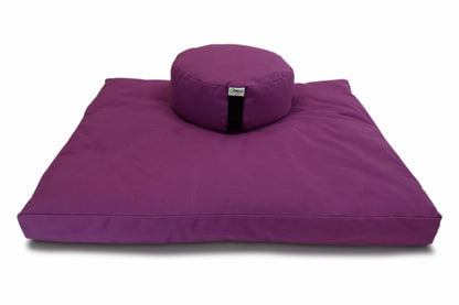 Zafu + Zabuton Meditation Cushion Set - Cotton ..Made in USA