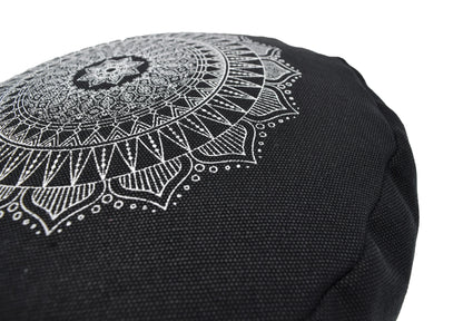 Zafu Meditation Cushion - Cotton Mandala Design