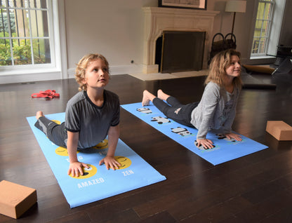 Kid's Sticky Yoga Mat with Designs and Colors