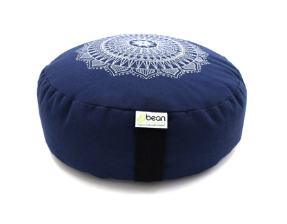 Zafu Meditation Cushion - Cotton Mandala Design