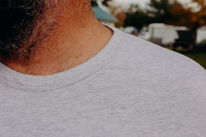 7 Ounce Pocket T-Shirt Heather Grey