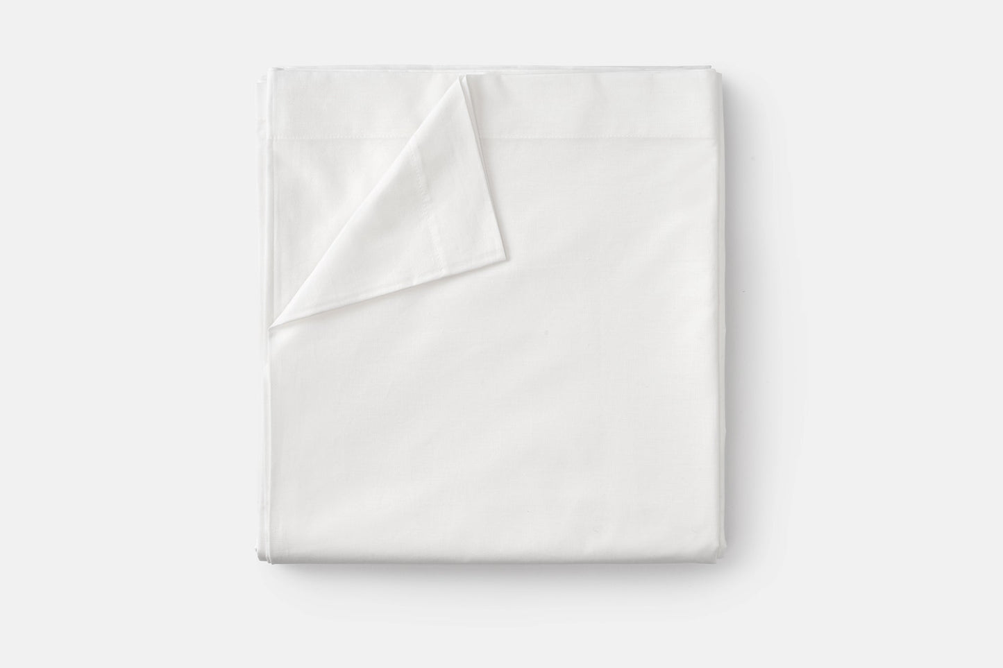Folded Sheet Color White Single Flat Bed Sheet [Separate] Cotton American Made