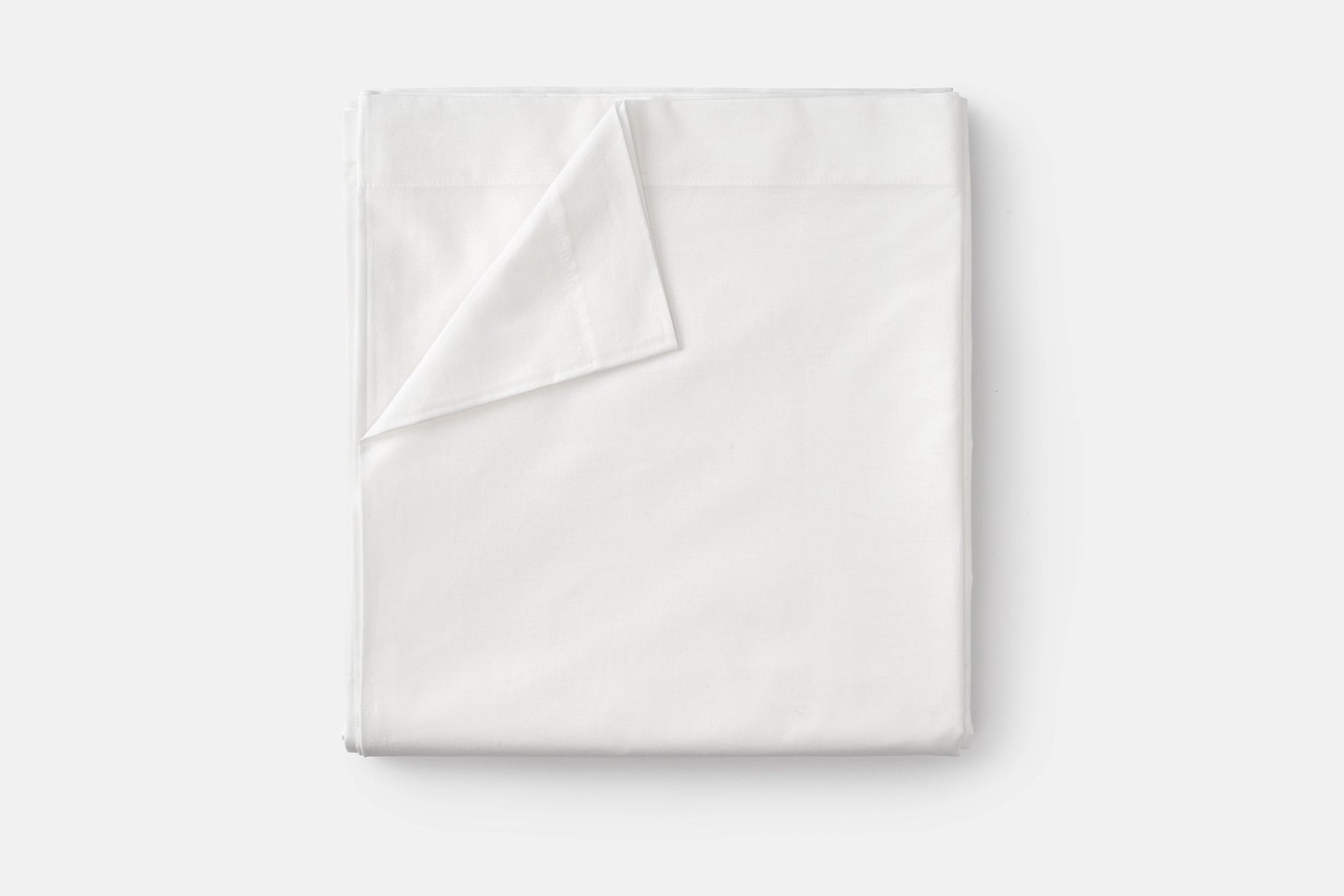 Folded Sheet Color White Single Flat Bed Sheet [Separate] Cotton American Made