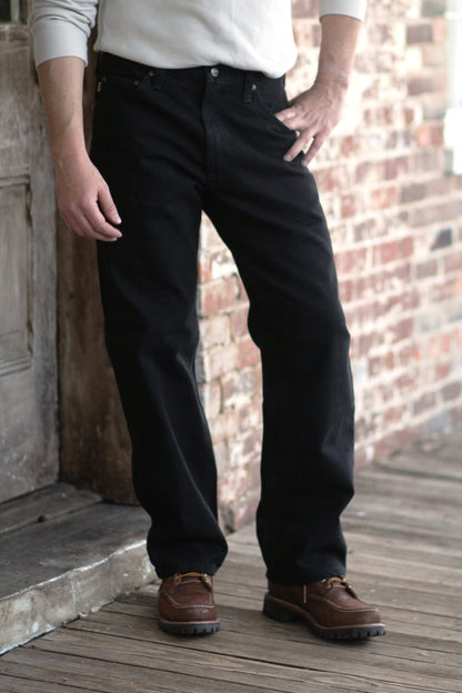 Gusset Easy Fit Jean - Black