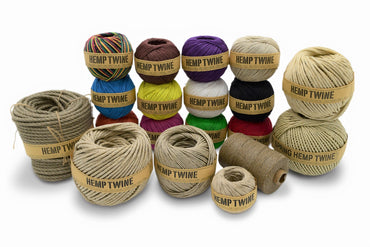Organic Hemp Twine assortment natural colors waxed beading crafting twine hemp wick