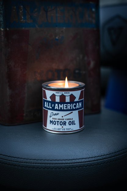 All-American Motor Oil Candle