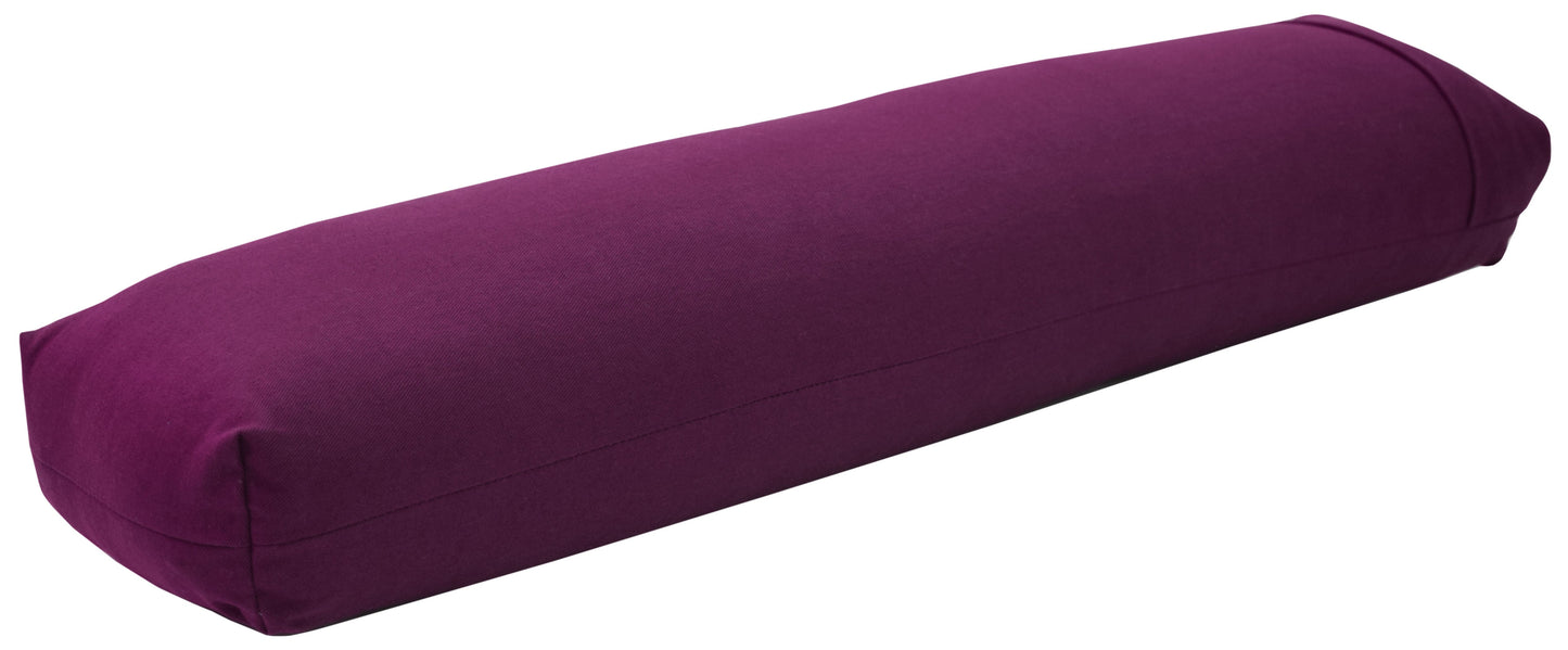 Yoga Bolster - Round Premium Professional Firm Studio Quality for Enhanced Yoga Practice