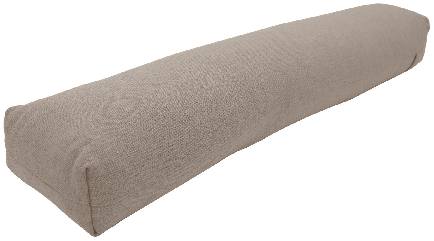 Hemp Yoga Bolster Rectangle Round Pranayama - Professional Studio Quality