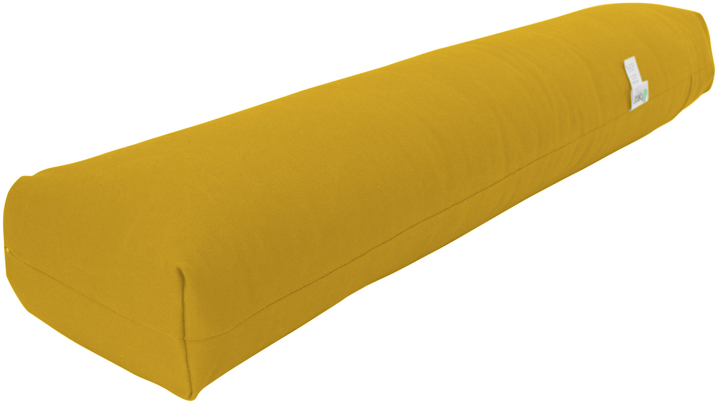 Yoga Bolster - Round Premium Professional Firm Studio Quality for Enhanced Yoga Practice