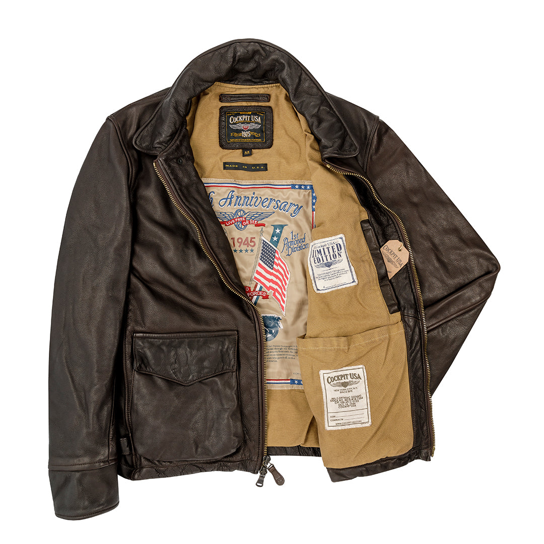 Division Commander’s Leather Tanker Jacket Z21U020