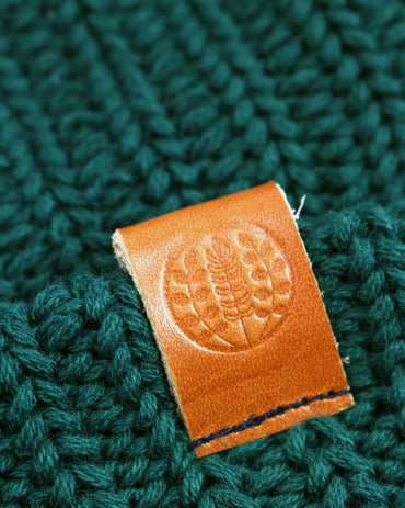 Kiriko Original Knit Cap, Forest Green, 9"