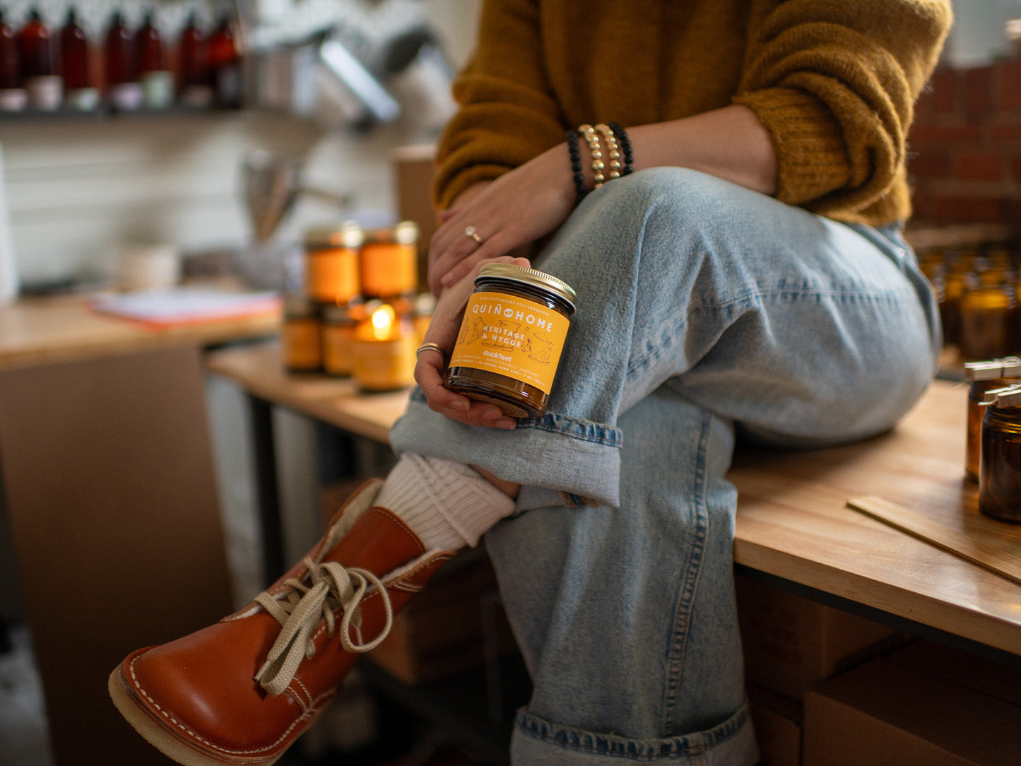 Heritage & Hygge Candle | Quiñohome Maker Collab