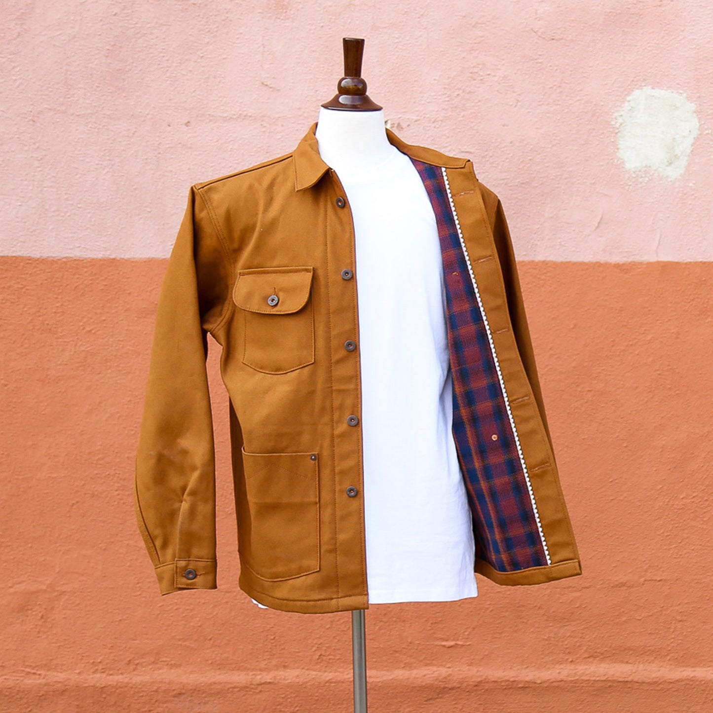 Chore Coat 12oz Duck Baja Maroon Blanket Lined